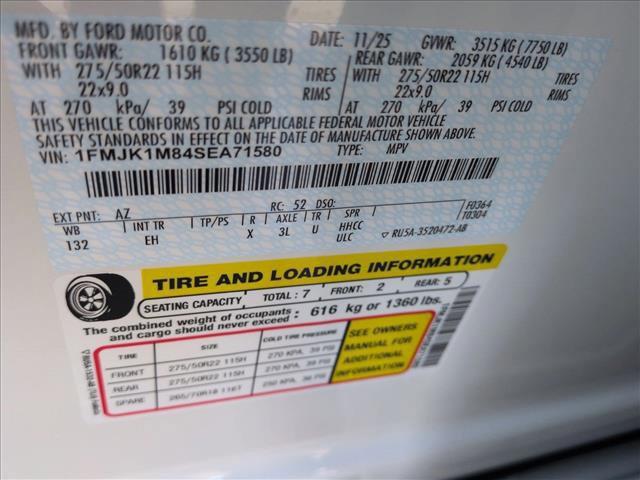 new 2025 Ford Expedition Max car, priced at $82,027