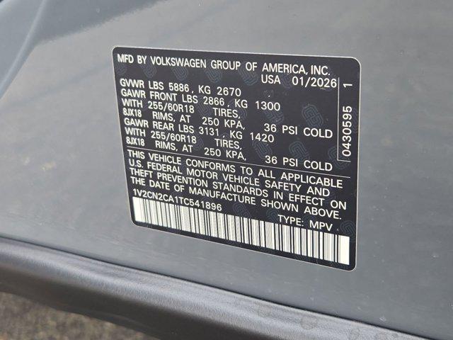 new 2026 Volkswagen Atlas car, priced at $48,491