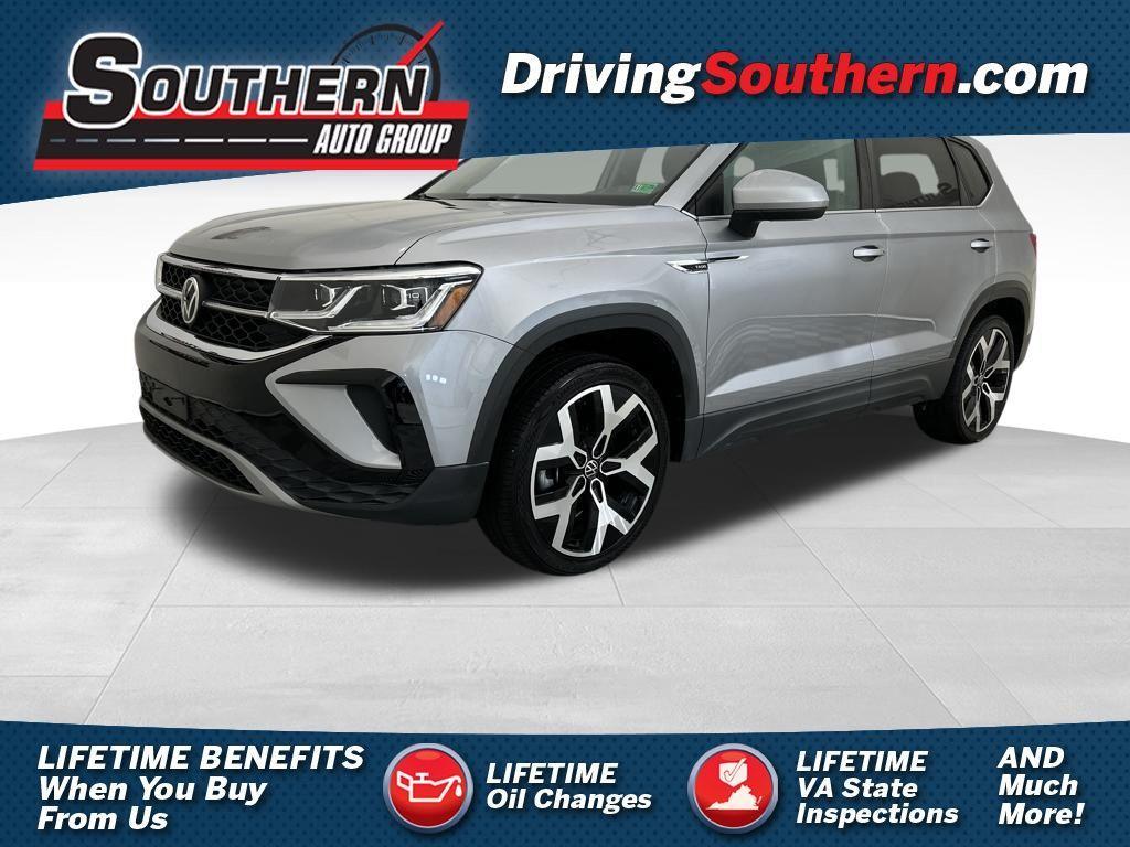 used 2022 Volkswagen Taos car, priced at $18,673