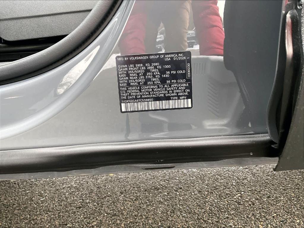 new 2026 Volkswagen Atlas car, priced at $46,801