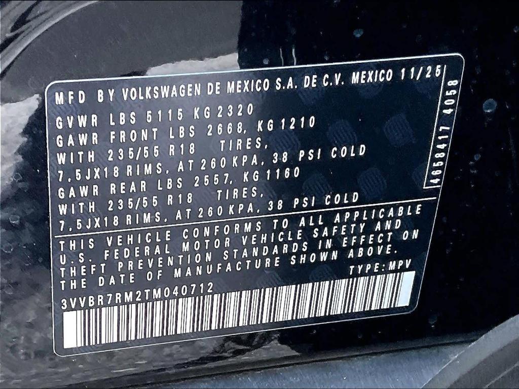 new 2026 Volkswagen Tiguan car, priced at $32,639