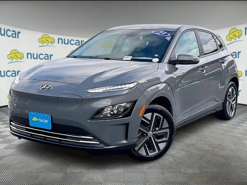 used 2023 Hyundai Kona EV car, priced at $16,900