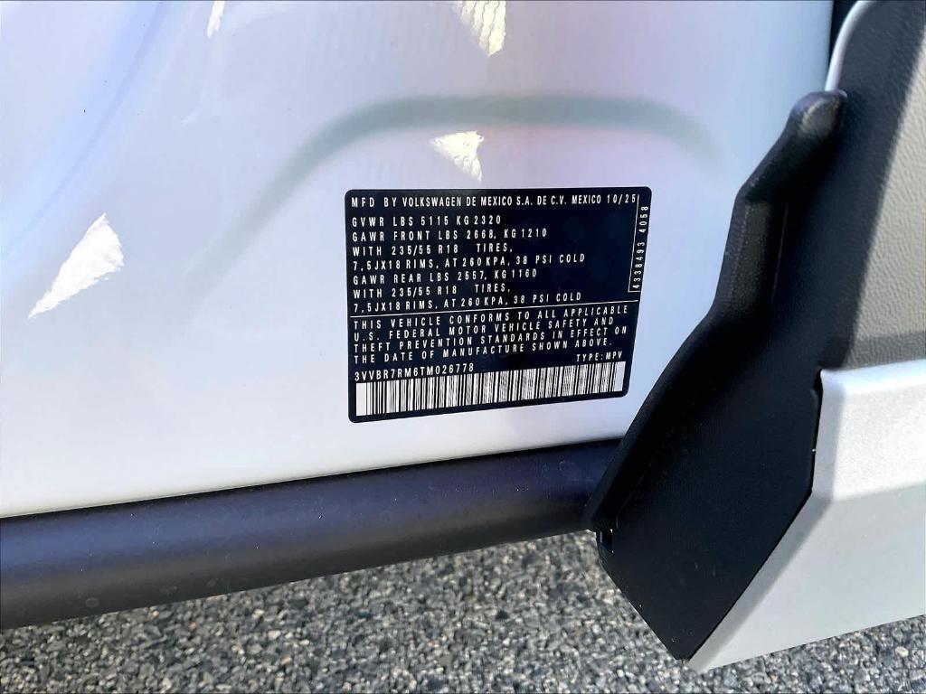 new 2026 Volkswagen Tiguan car, priced at $32,554