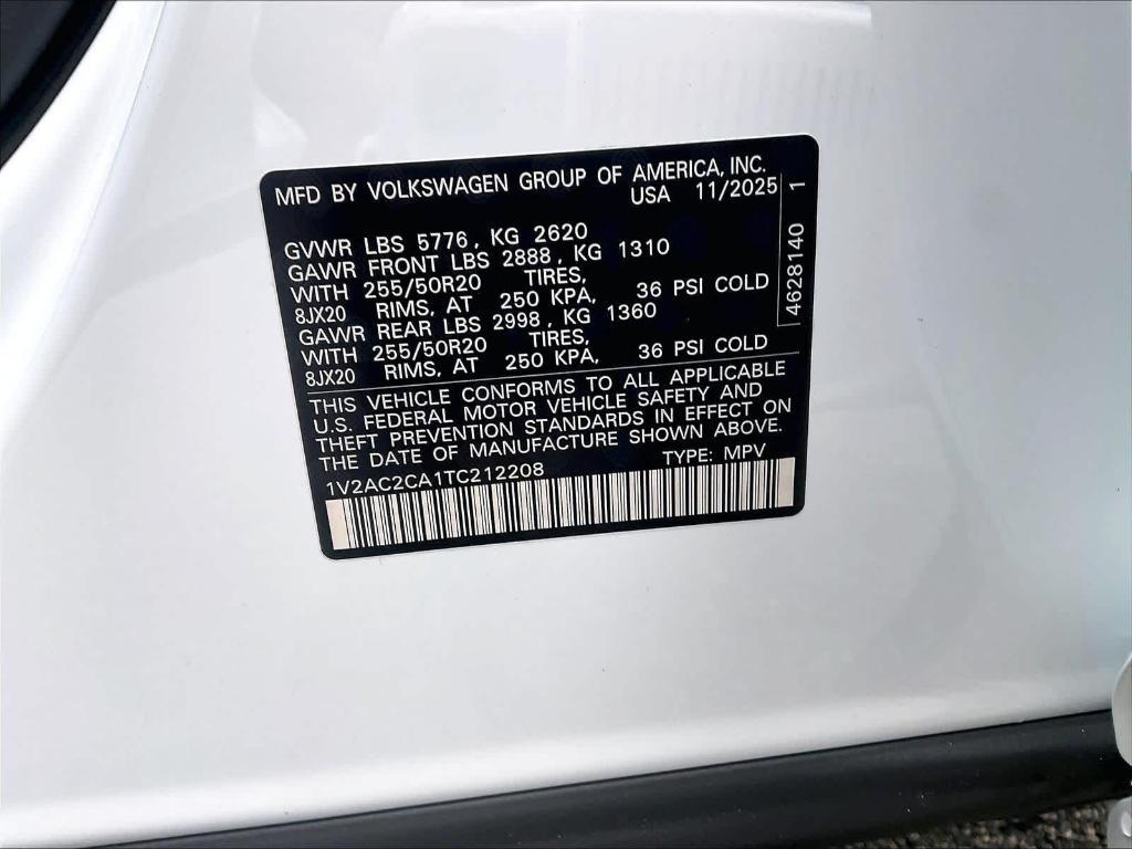 new 2026 Volkswagen Atlas Cross Sport car, priced at $49,452