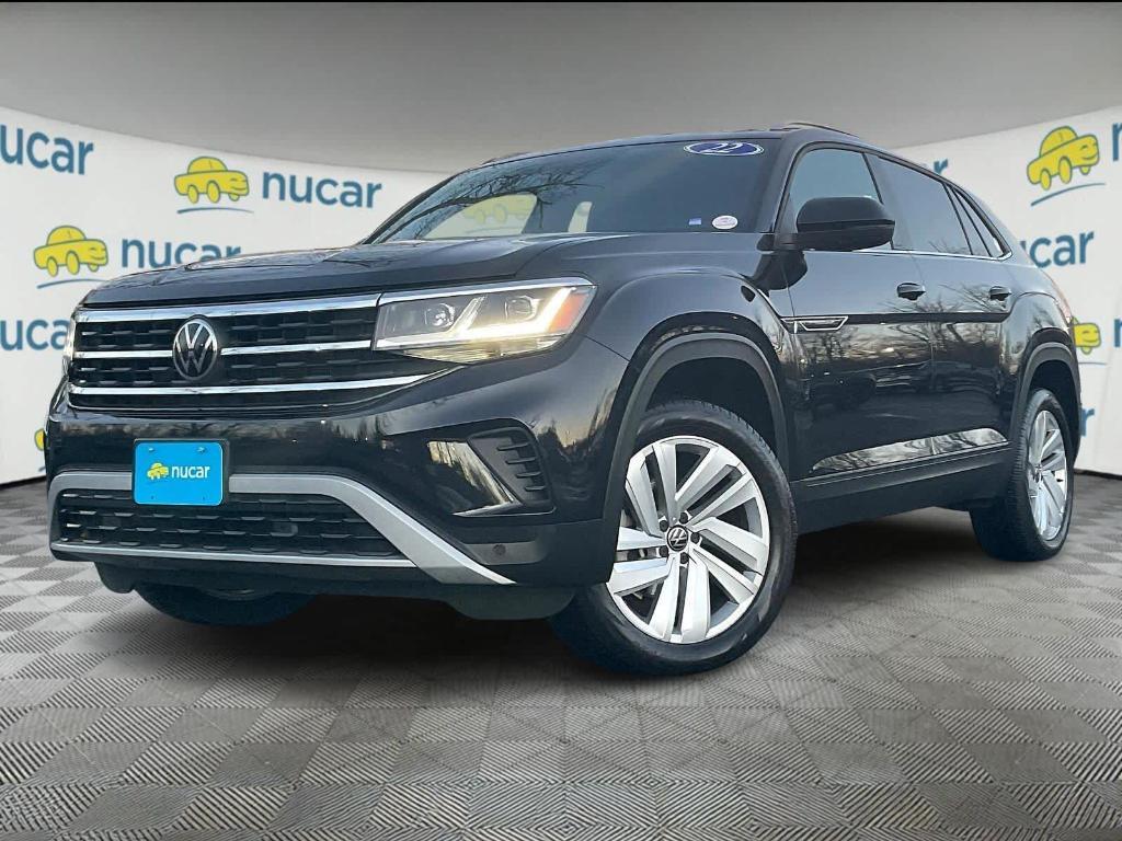 used 2022 Volkswagen Atlas Cross Sport car, priced at $26,680