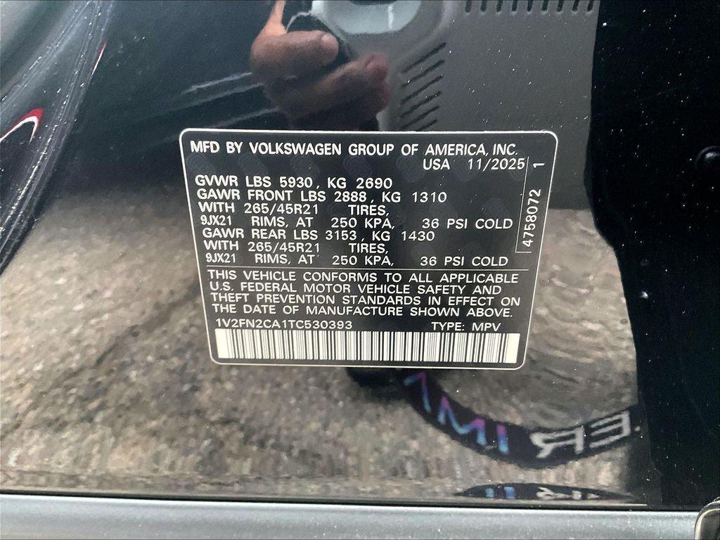 new 2026 Volkswagen Atlas car, priced at $52,629