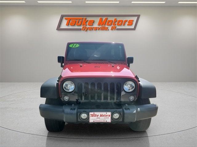 used 2014 Jeep Wrangler Unlimited car, priced at $14,000