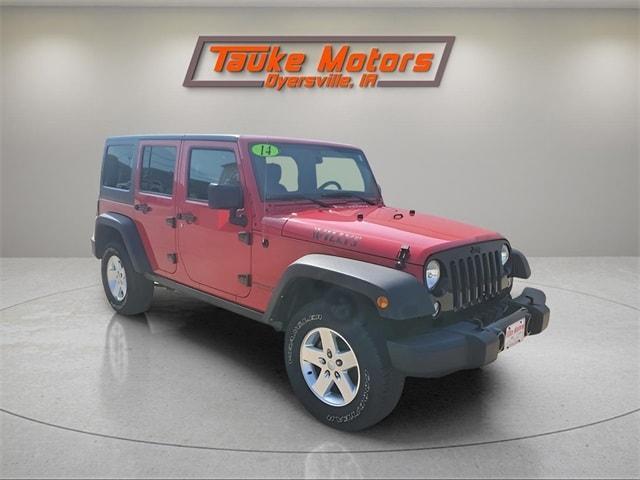used 2014 Jeep Wrangler Unlimited car, priced at $14,000