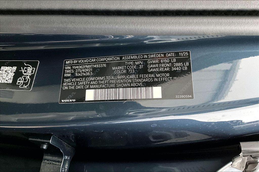 new 2026 Volvo XC90 car, priced at $75,575