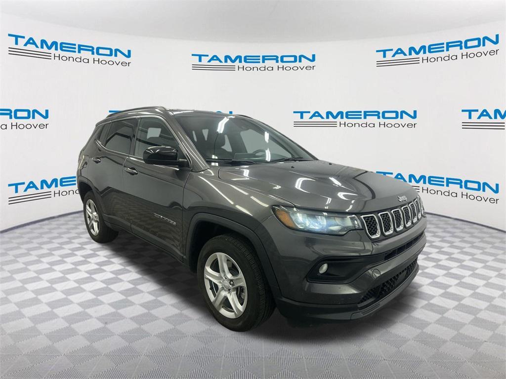 used 2024 Jeep Compass car, priced at $18,499