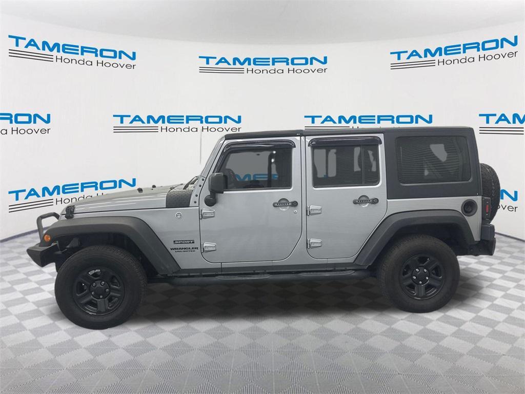used 2016 Jeep Wrangler Unlimited car, priced at $16,595