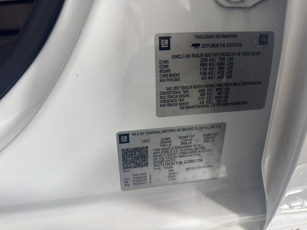 used 2020 GMC Sierra 1500 car, priced at $32,995
