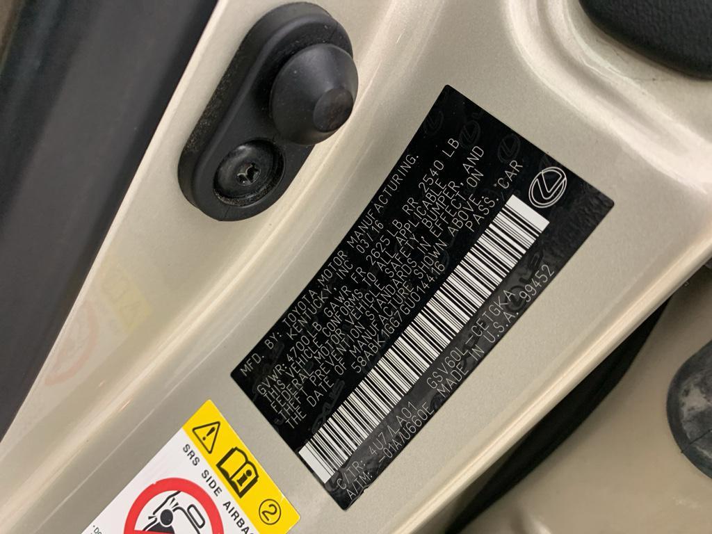 used 2016 Lexus ES 350 car, priced at $19,995