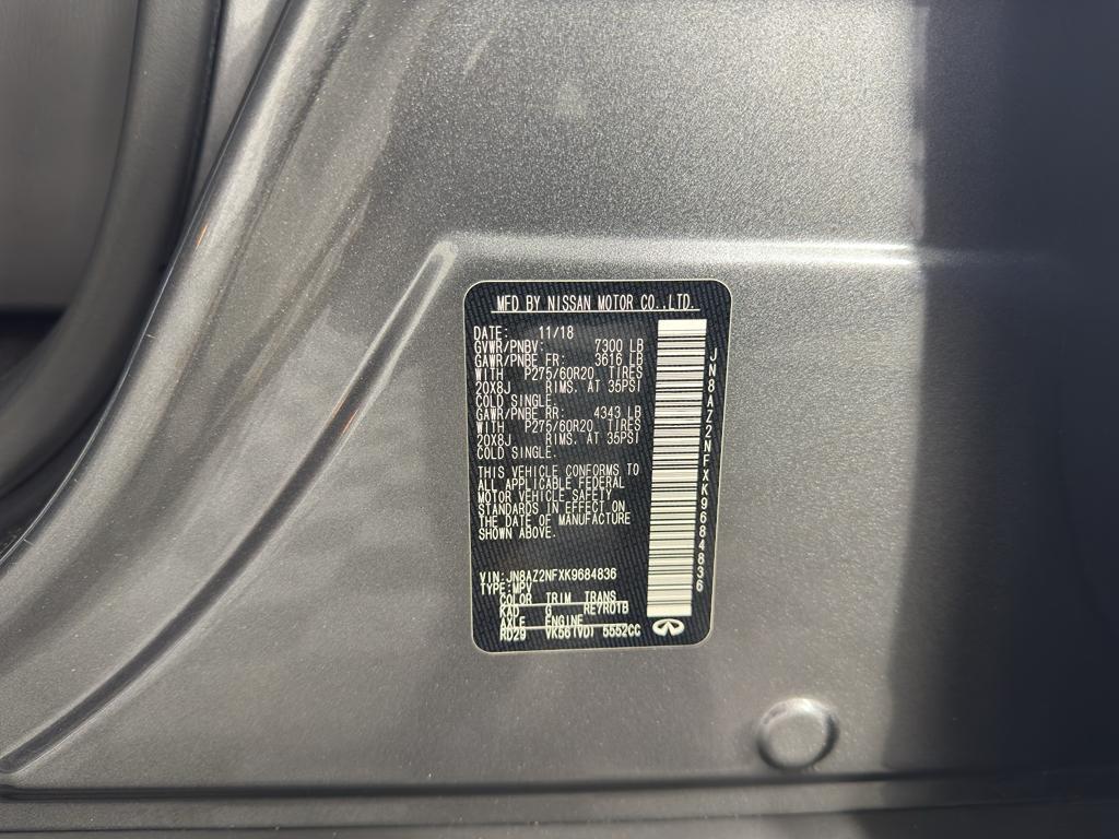 used 2019 INFINITI QX80 car, priced at $23,980