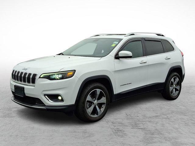 Bright White Clearcoat 2019 Jeep Cherokee Limited