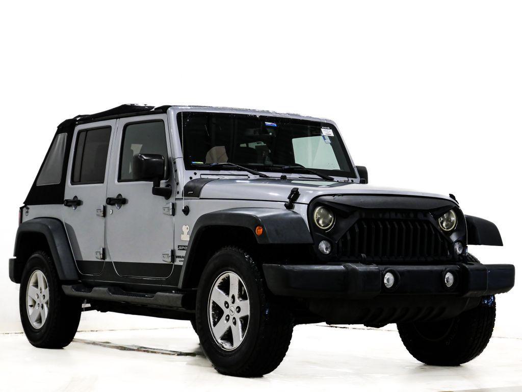 used 2015 Jeep Wrangler Unlimited car, priced at $12,900