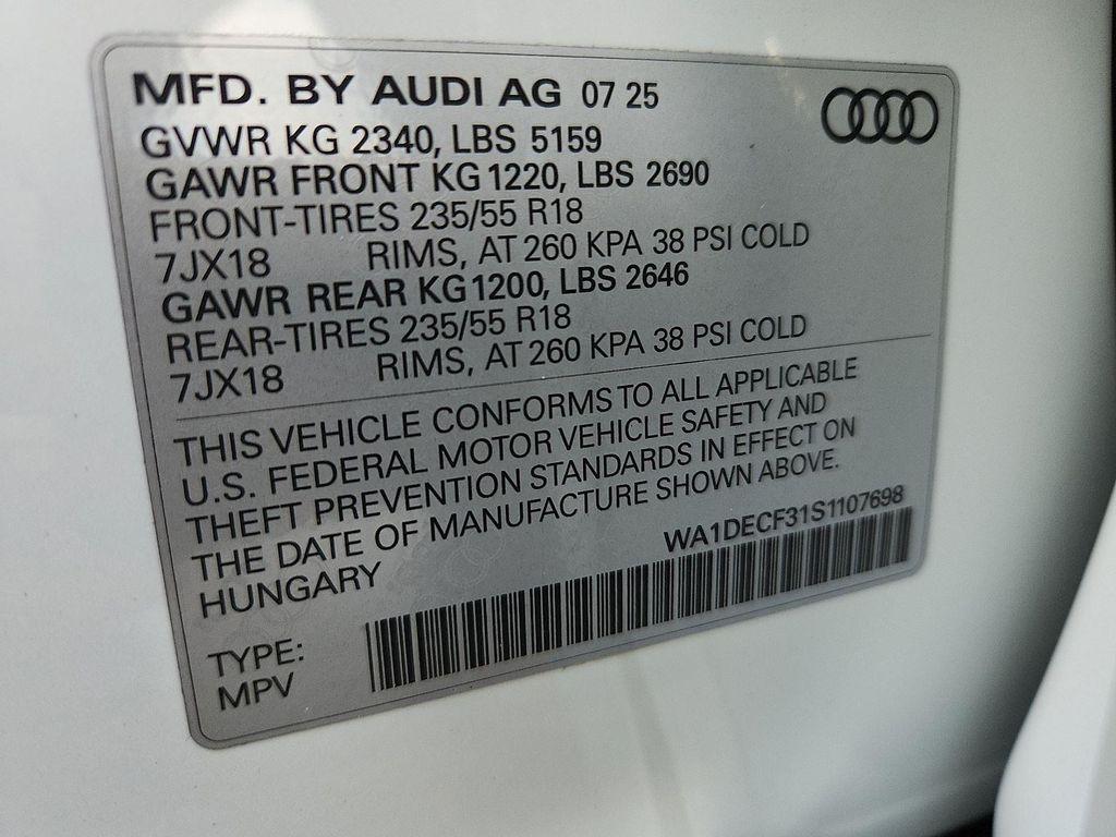 new 2025 Audi Q3 car, priced at $40,190