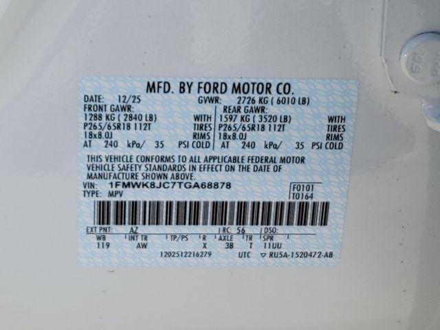 new 2026 Ford Explorer car, priced at $61,290