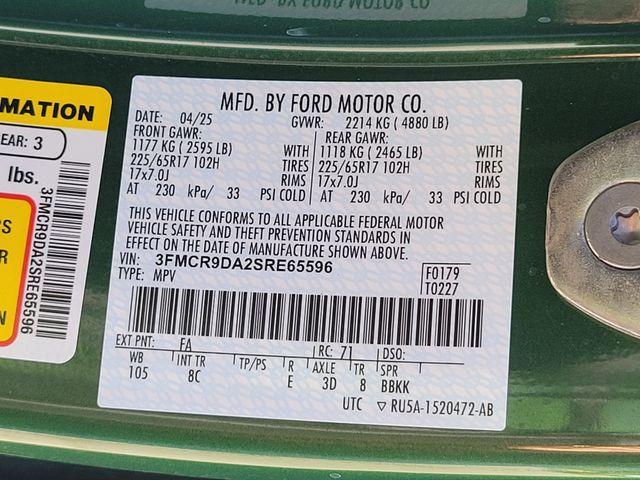 used 2025 Ford Bronco Sport car, priced at $34,236