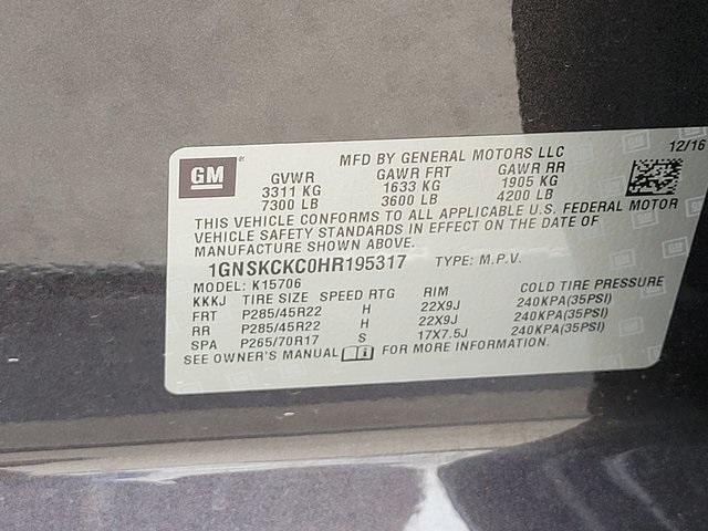 used 2017 Chevrolet Tahoe car, priced at $26,267