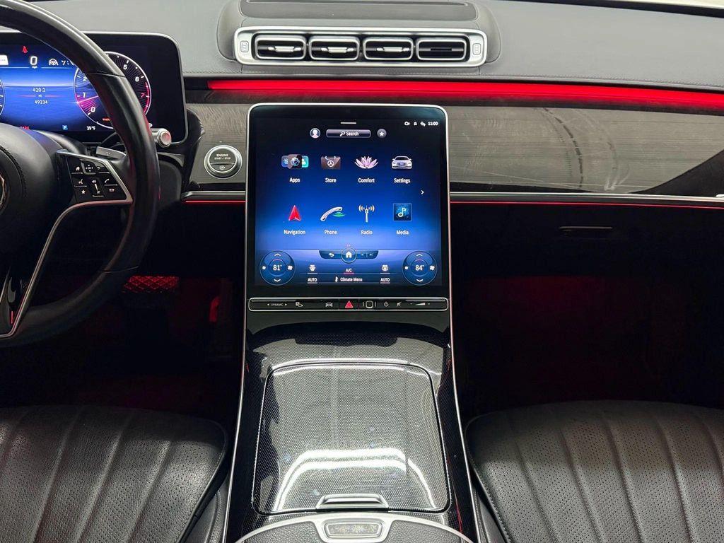 used 2022 Mercedes-Benz S-Class car, priced at $57,495