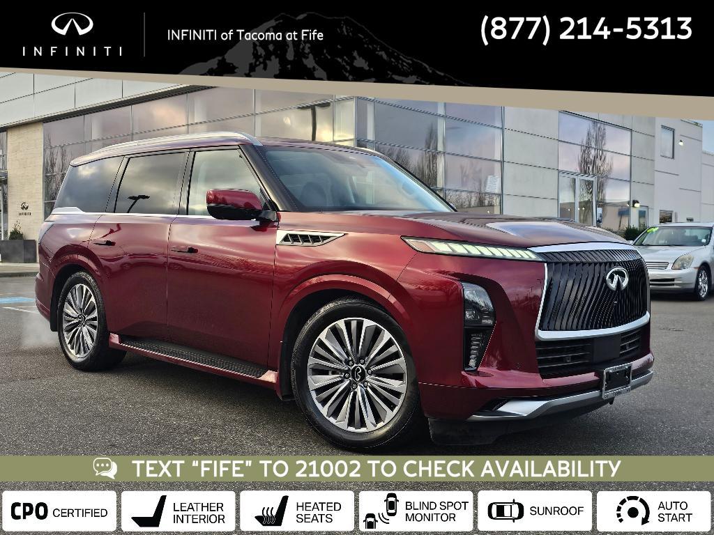 used 2025 INFINITI QX80 car, priced at $69,998