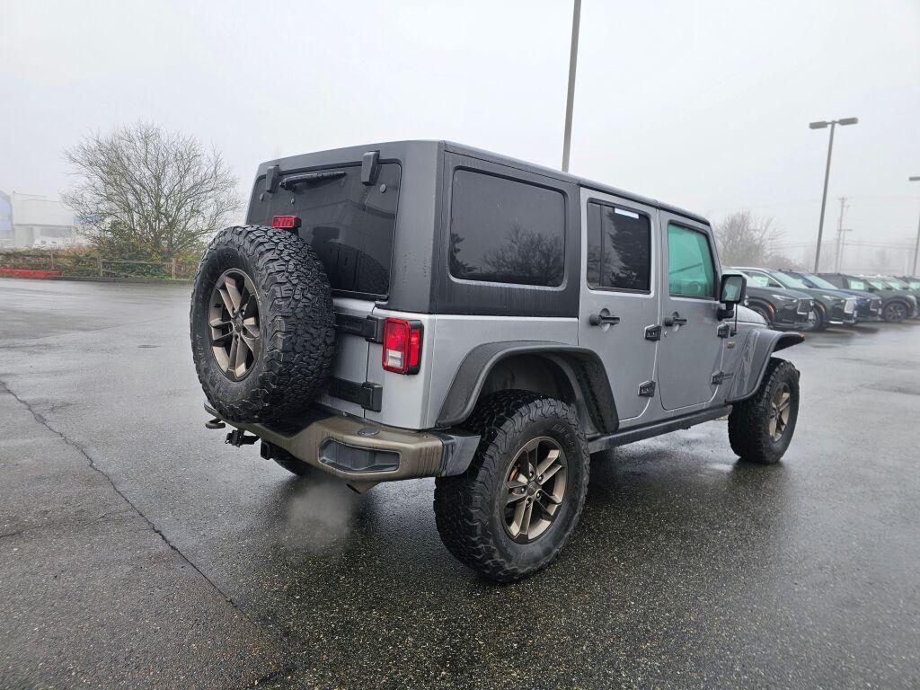 used 2016 Jeep Wrangler Unlimited car, priced at $18,654