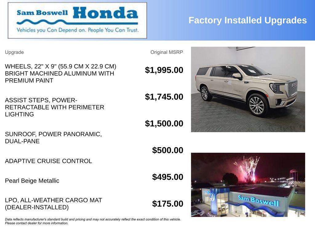 used 2023 GMC Yukon XL car, priced at $56,350