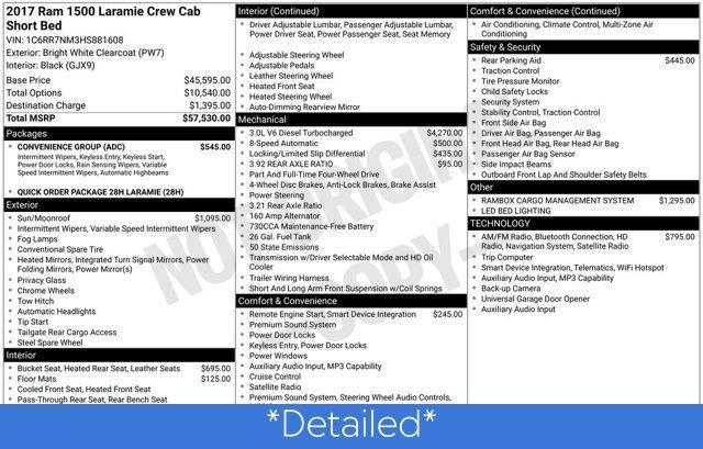 used 2017 Ram 1500 car, priced at $24,000