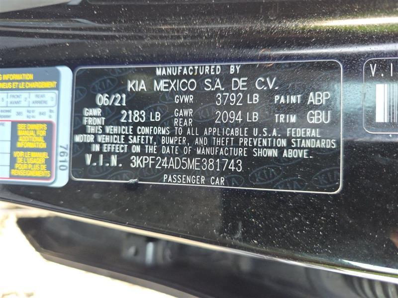 used 2021 Kia Forte car, priced at $12,999