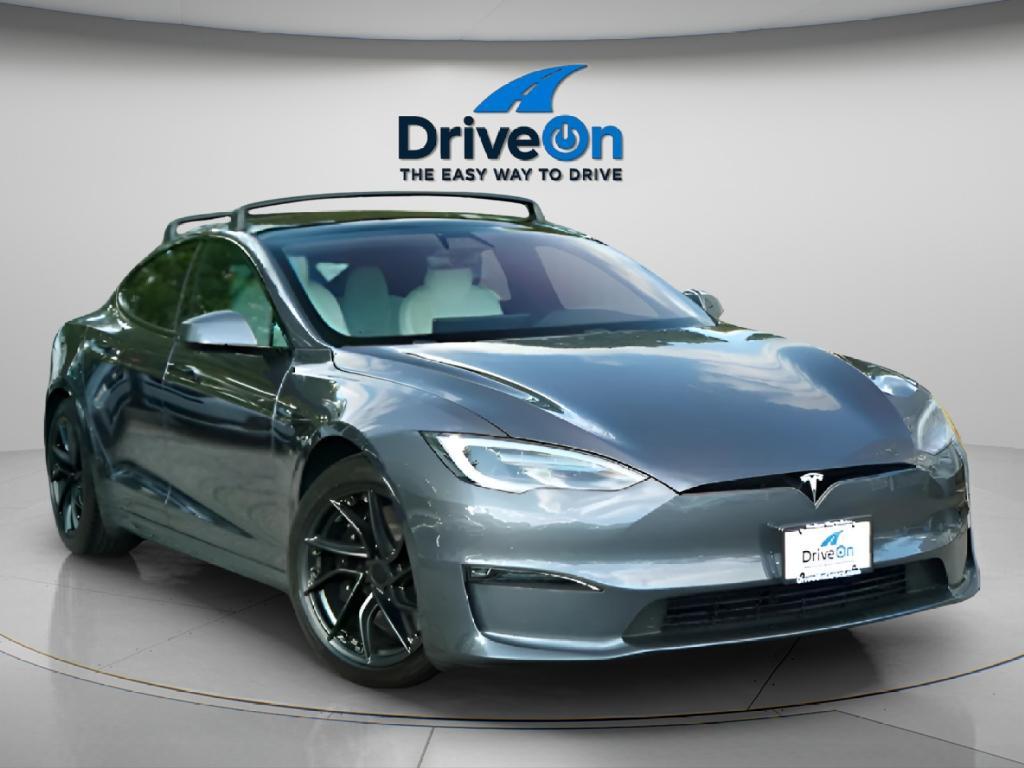 used 2021 Tesla Model S car, priced at $49,450