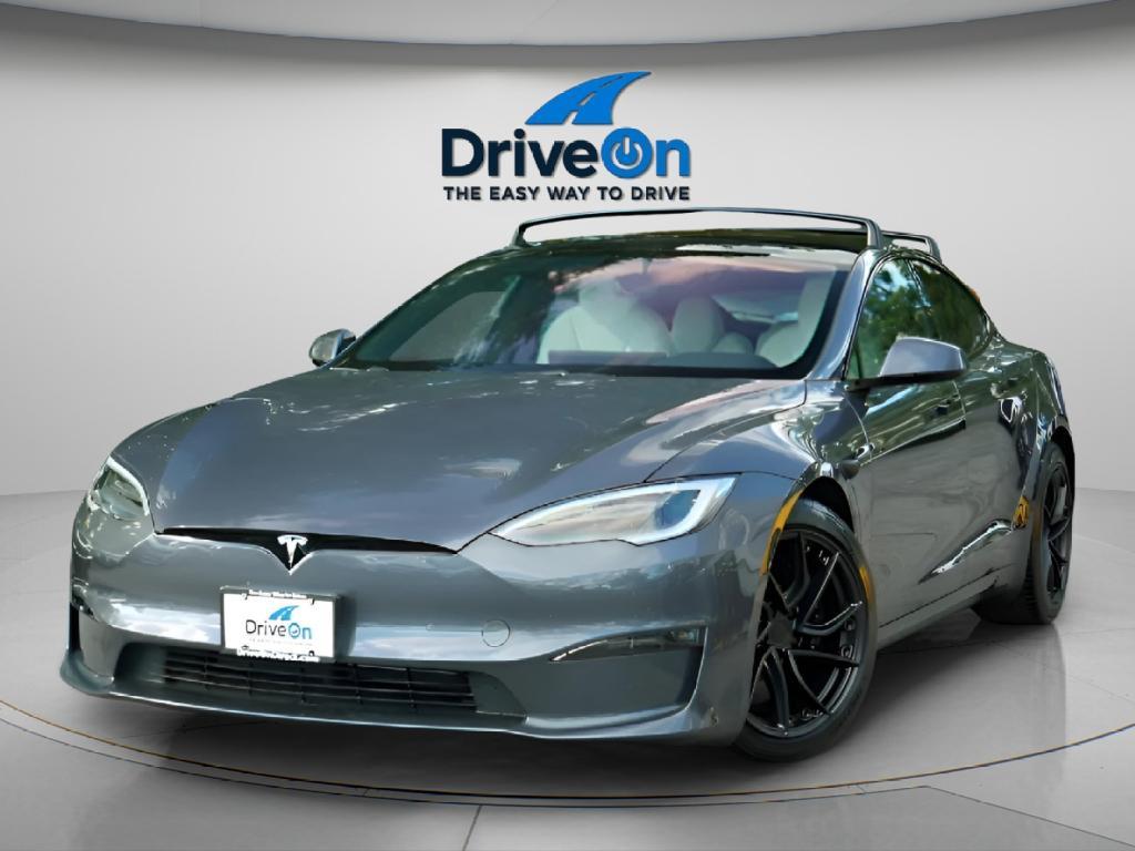 used 2021 Tesla Model S car, priced at $49,450