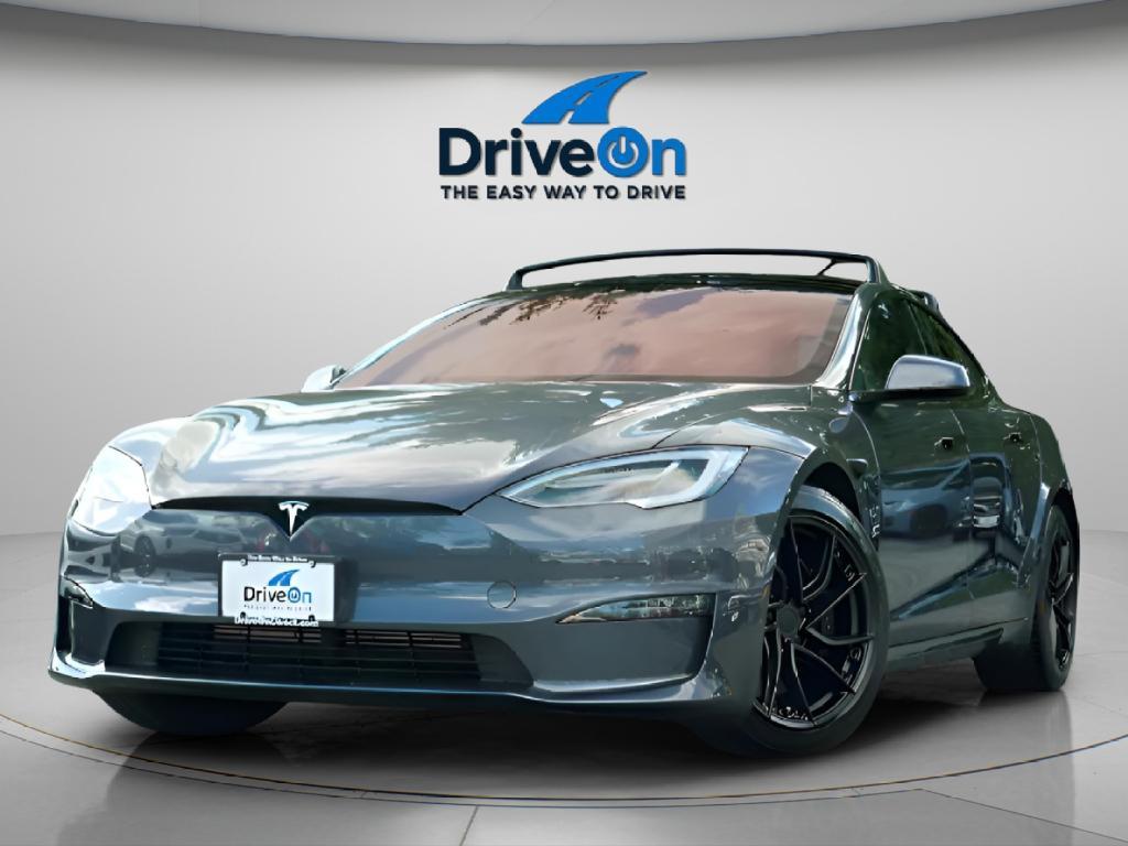 used 2021 Tesla Model S car, priced at $49,450