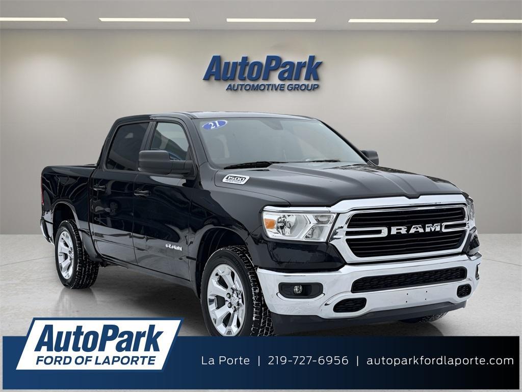 used 2021 Ram 1500 car, priced at $27,500