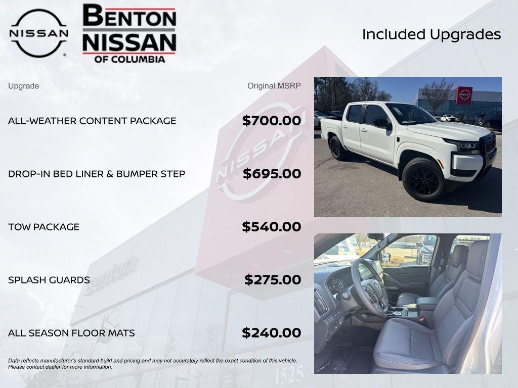 new 2026 Nissan Frontier car, priced at $36,991