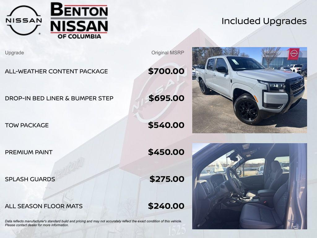 new 2026 Nissan Frontier car, priced at $38,391