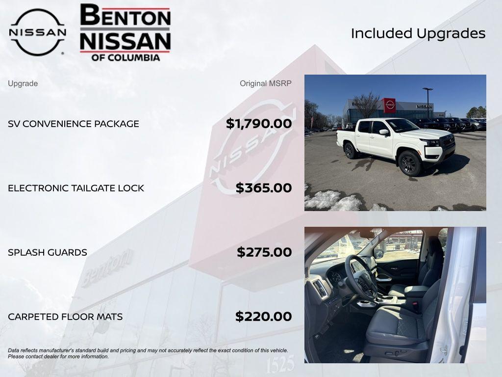 new 2026 Nissan Frontier car, priced at $38,198