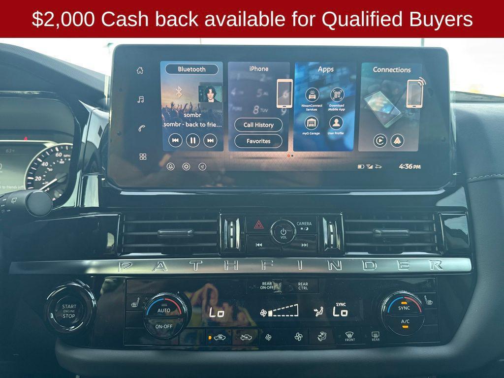 new 2026 Nissan Pathfinder car, priced at $37,496