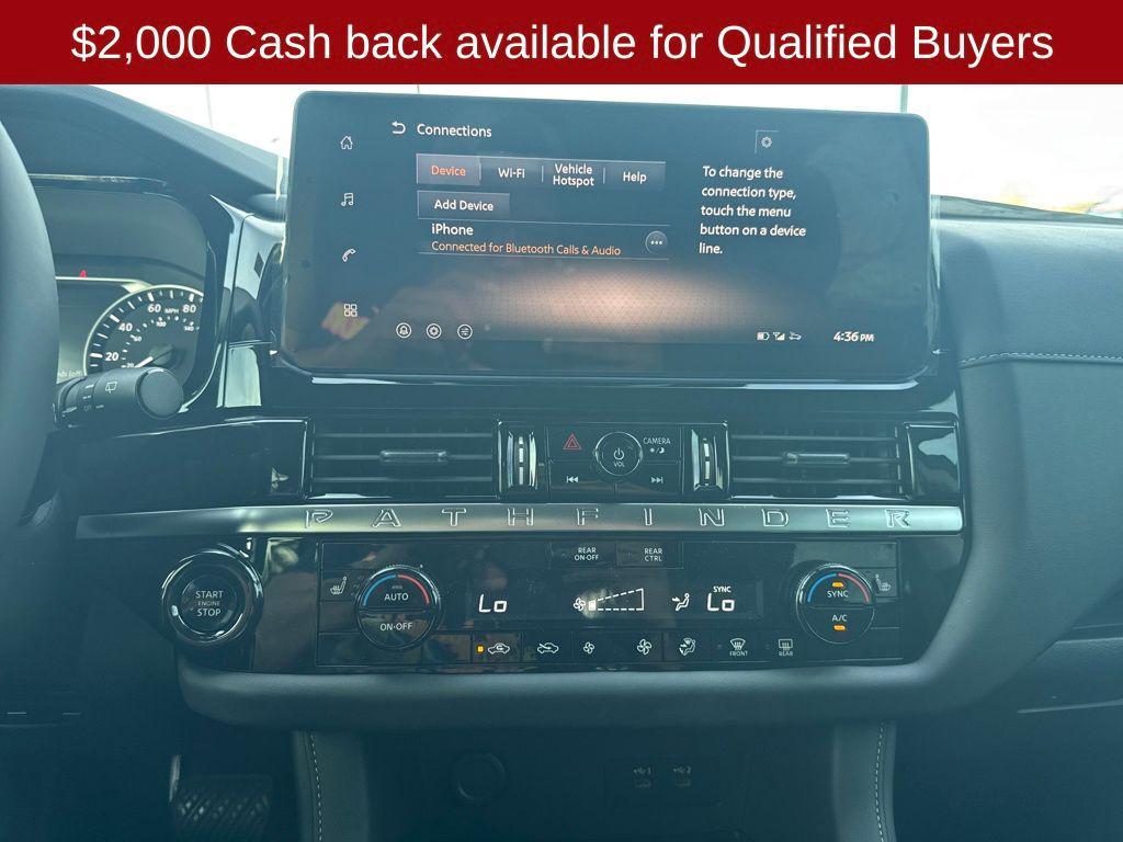 new 2026 Nissan Pathfinder car, priced at $37,496