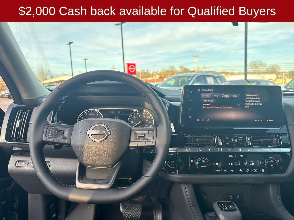 new 2026 Nissan Pathfinder car, priced at $37,496