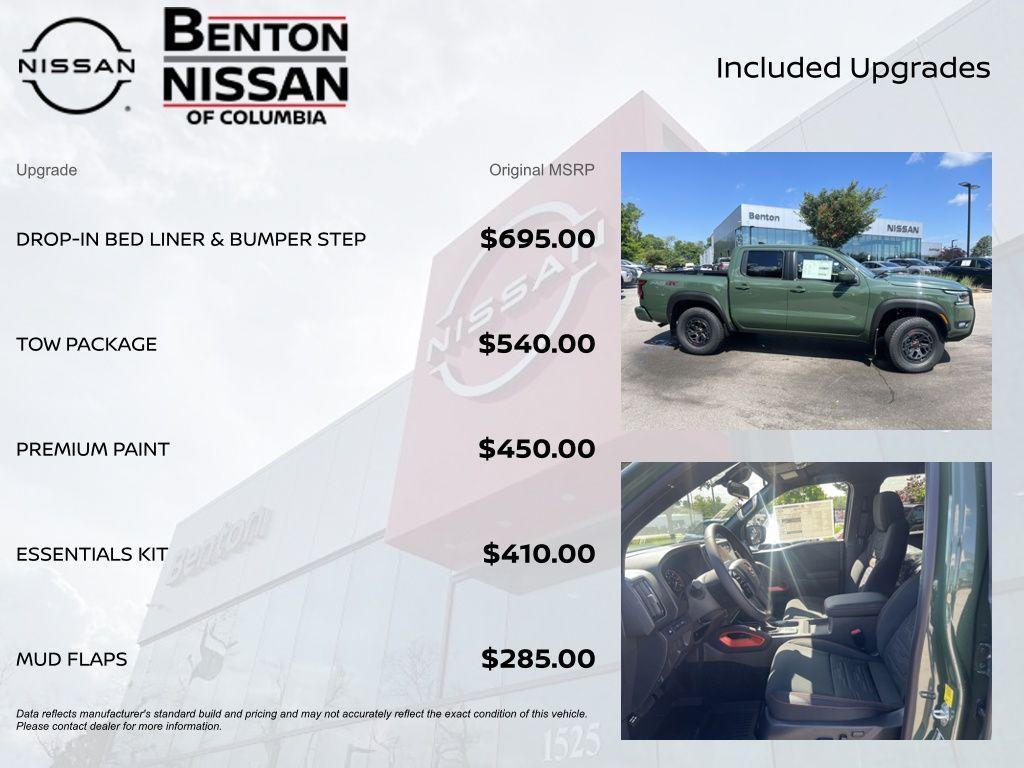 new 2026 Nissan Frontier car, priced at $40,055