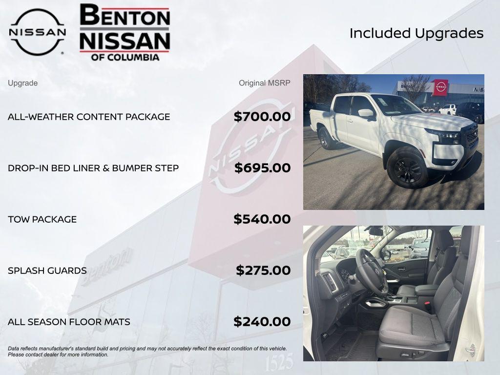 new 2026 Nissan Frontier car, priced at $37,991