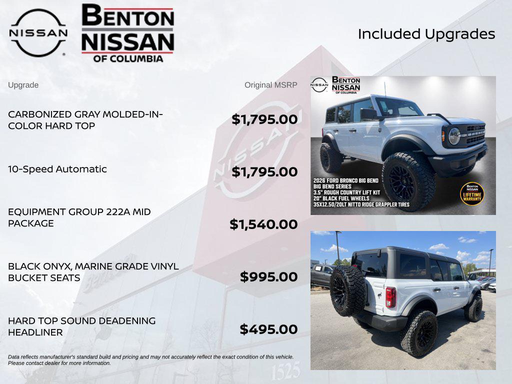 used 2026 Ford Bronco car, priced at $55,211