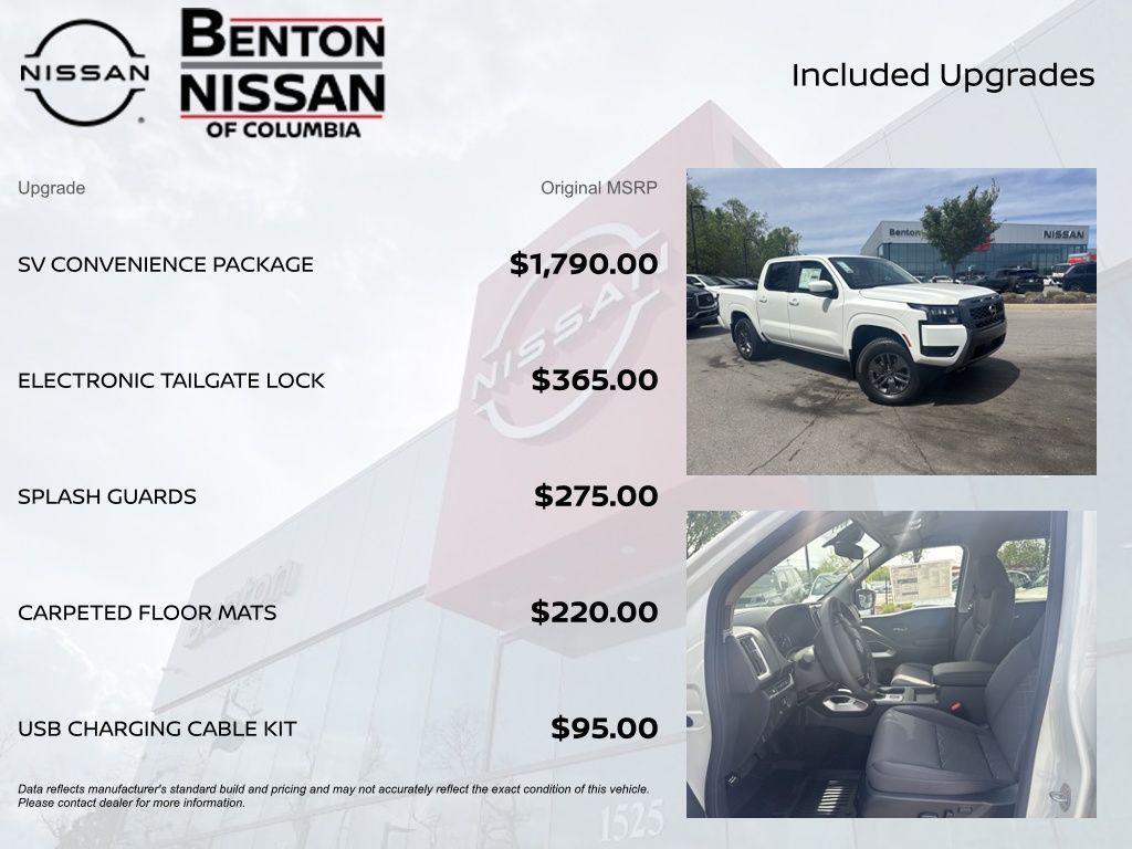 new 2026 Nissan Frontier car, priced at $38,328