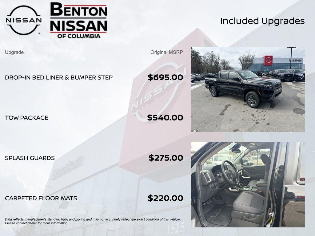 new 2026 Nissan Frontier car, priced at $36,350