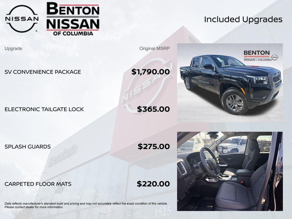 new 2026 Nissan Frontier car, priced at $38,501