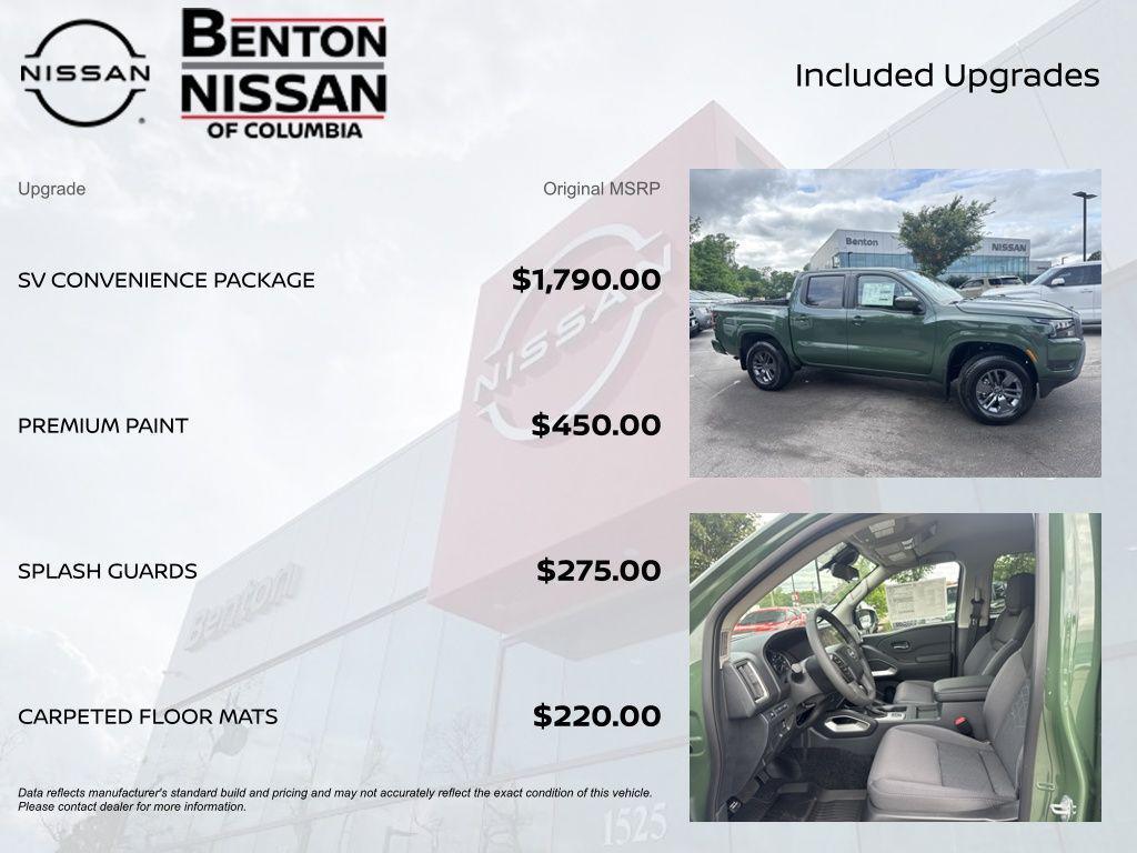 new 2026 Nissan Frontier car, priced at $38,334