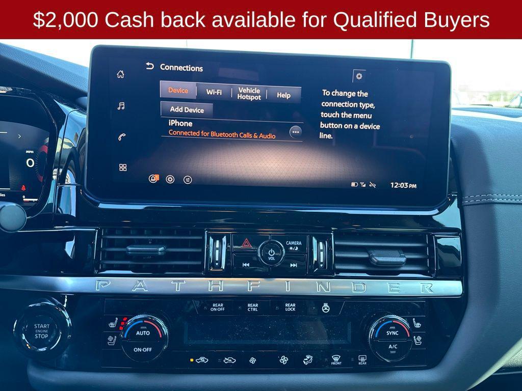 new 2026 Nissan Pathfinder car, priced at $45,996