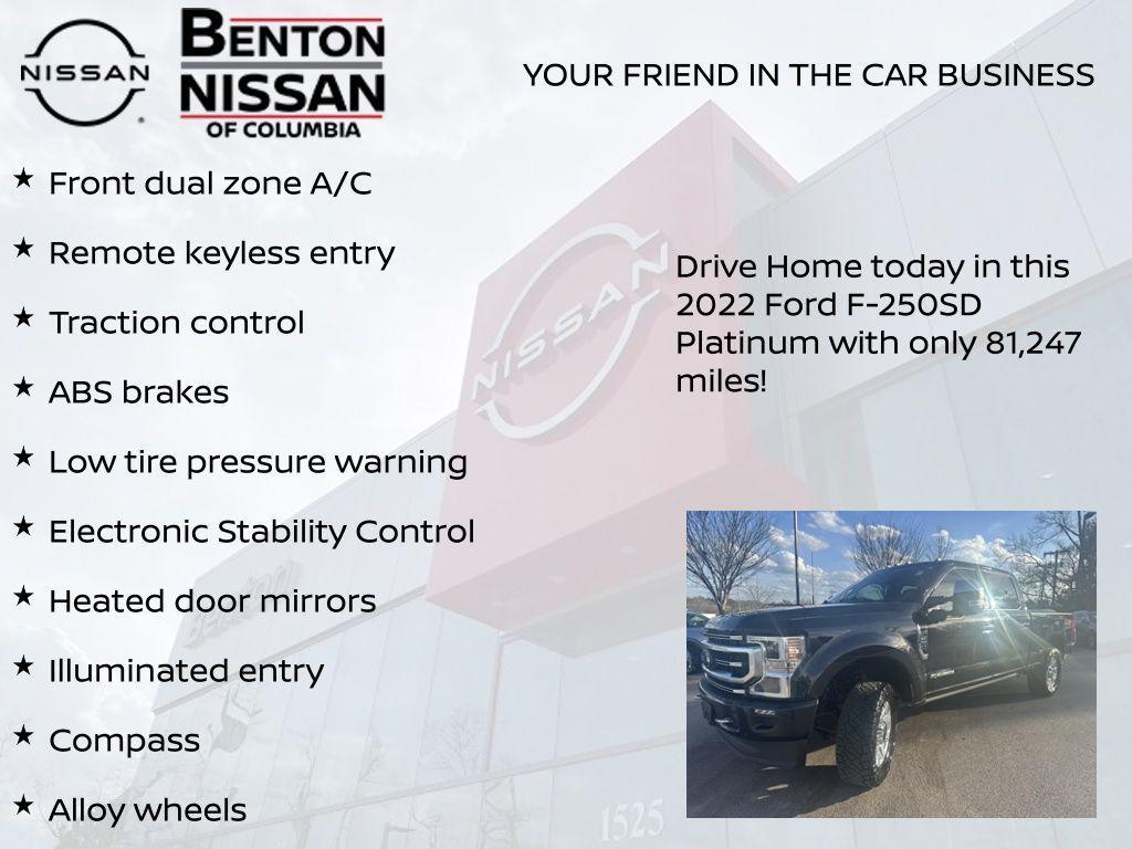 used 2022 Ford F-250 car, priced at $62,891