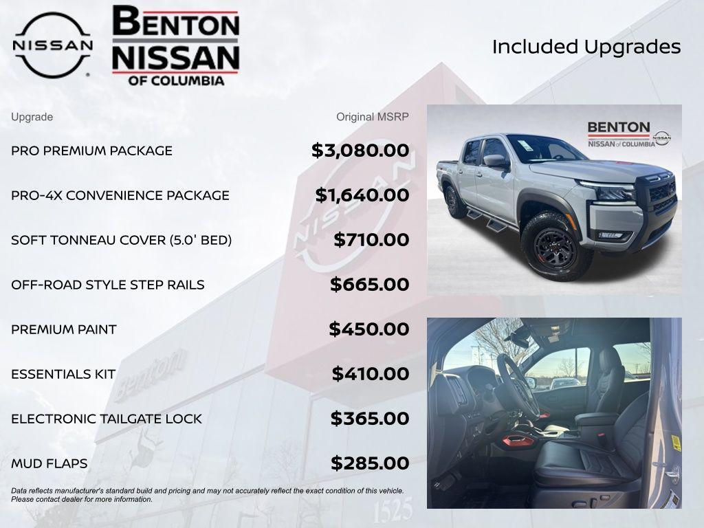 new 2026 Nissan Frontier car, priced at $44,942